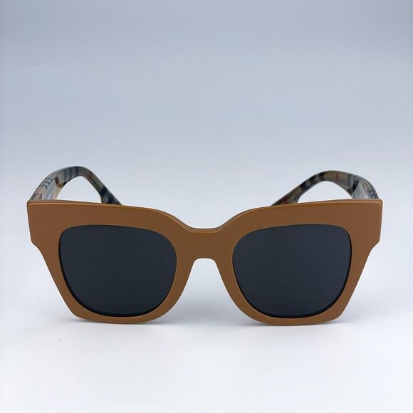 Burberry BE4364 KITTY 404287 BRAND NEW Sunglasses Beige Grey Gradient Unisex - Picture 6 of 11